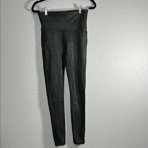 Spanx Dark Green Leggings‎ Medium